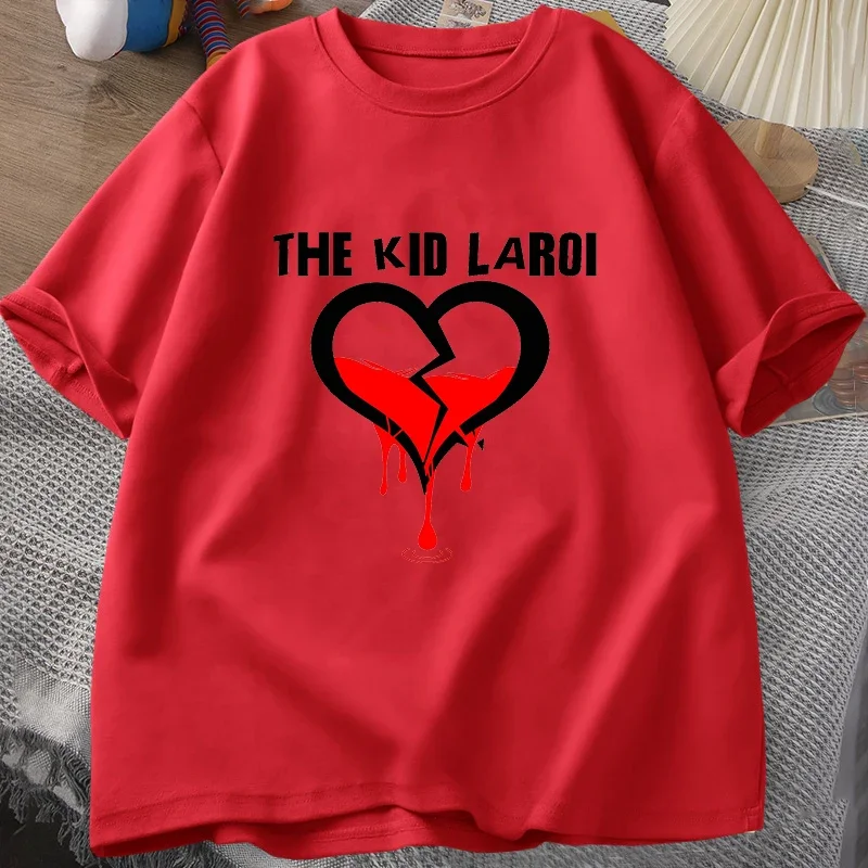 The kid LAROI – Iconic Pouring Heart Print T-shirt rap/r&b t-shirts merch