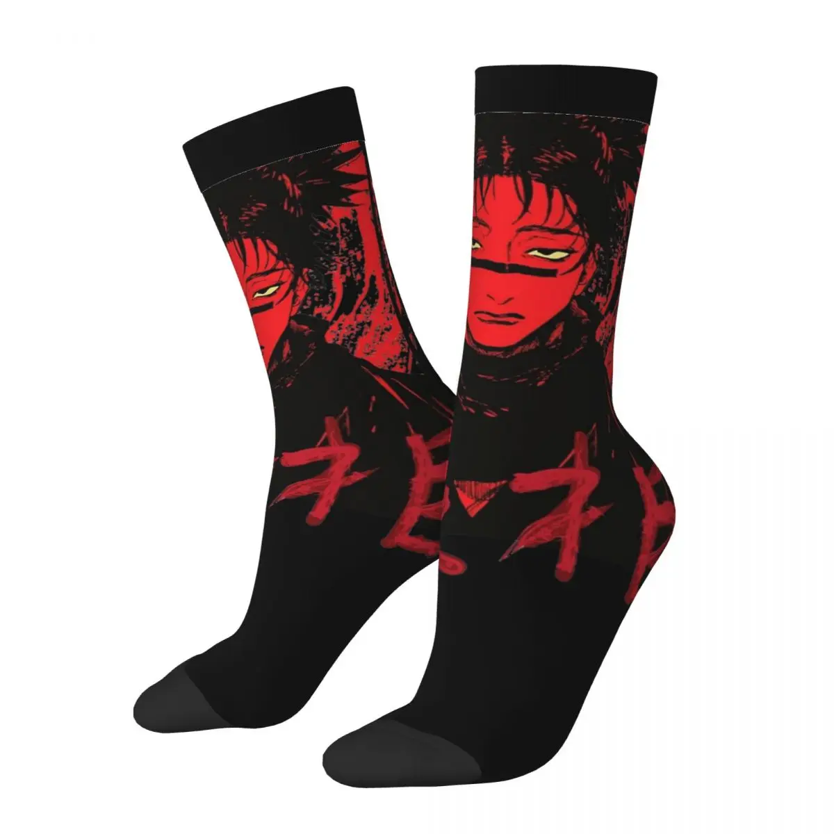 Jujutsu Kaisen - Red Anime Print Socks