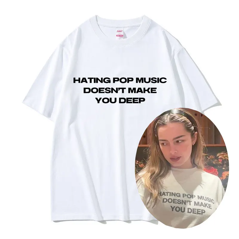 Charli XCX - Hating Pop Music Expression Tshirt