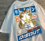 Cats Eating Noodles T-Shirt — Aesthetic Tshirts Merch