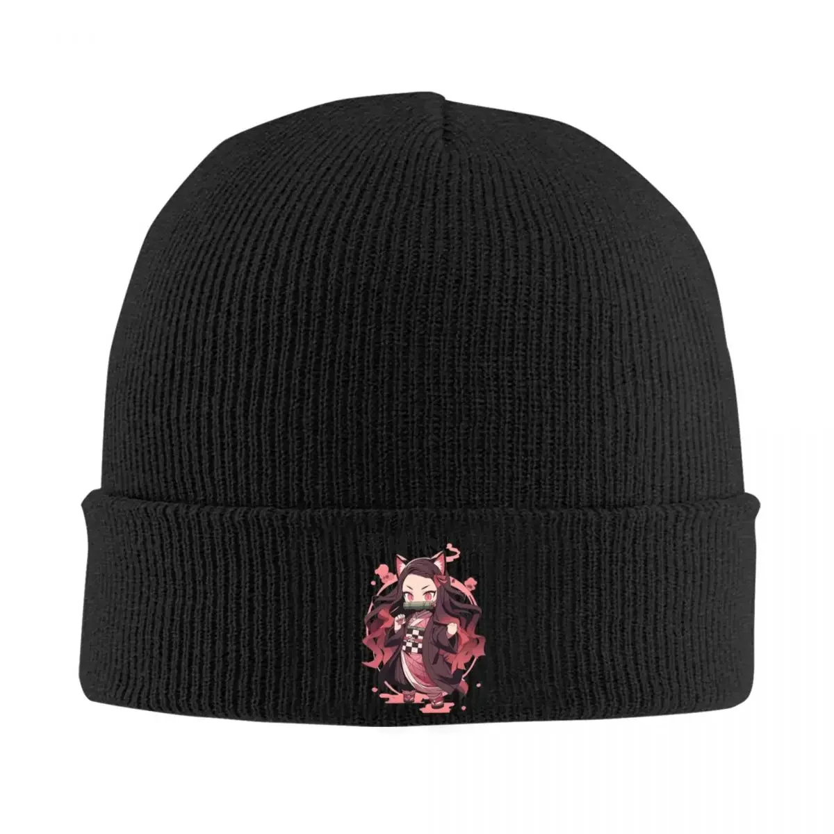 Demon Slayer – Nezuko Kamado Knitted Beanie anime beanies merch