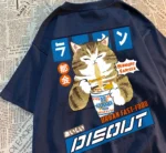 Cats Eating Noodles T-Shirt — Aesthetic Tshirts Merch