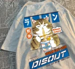 Cats Eating Noodles T-Shirt — Aesthetic Tshirts Merch