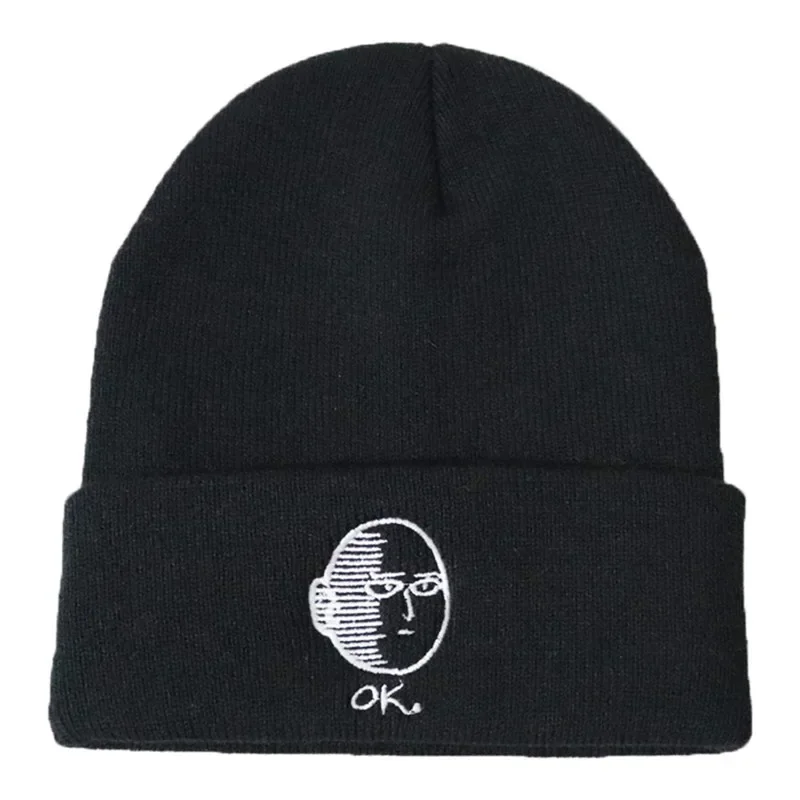 One Punch Man – Ok Knitted Beanie anime beanies merch