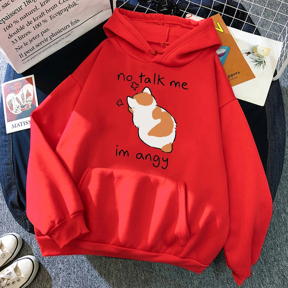 No Talk Me Angry Cat hoodie aesthetic hoodies merch