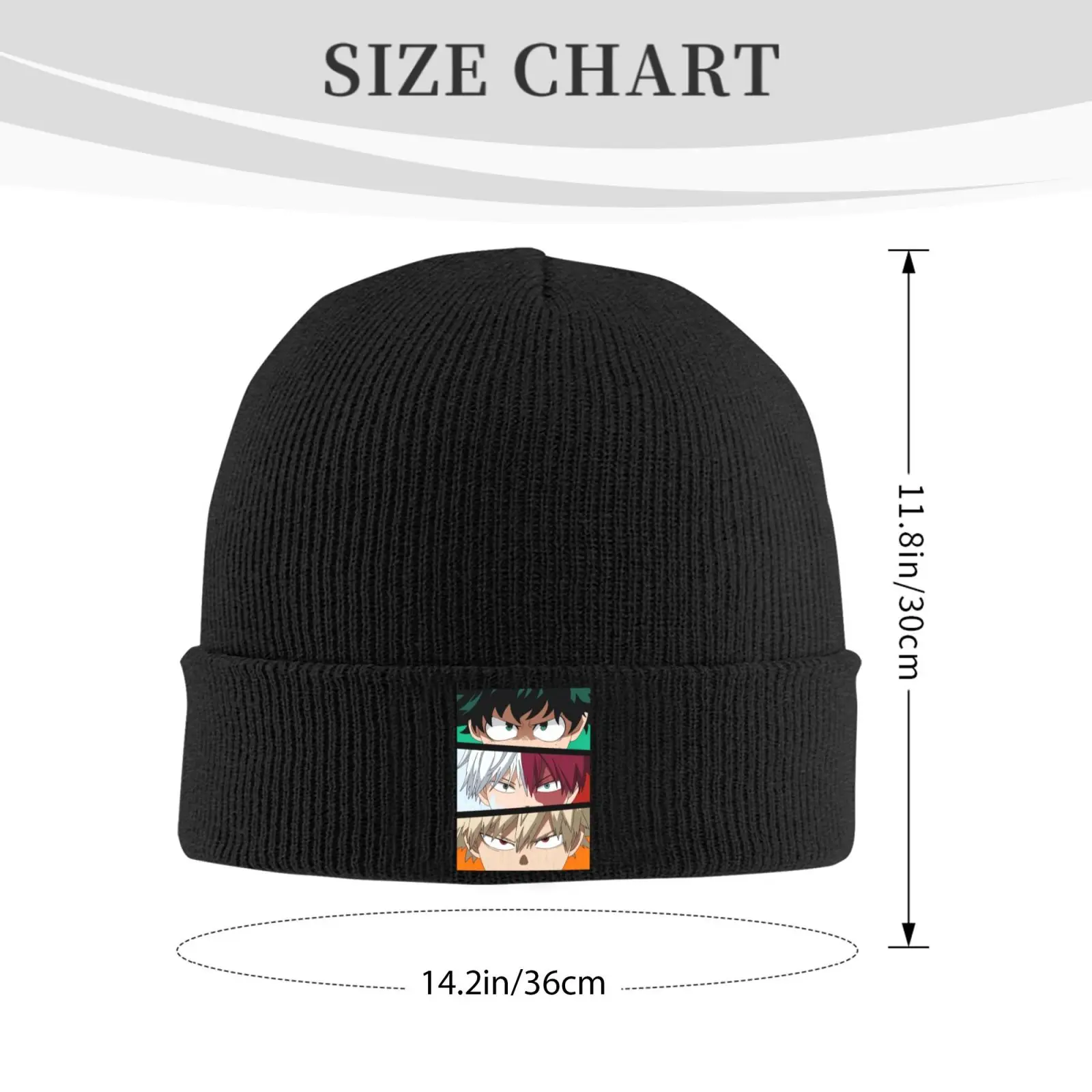 My Hero Academia – Anime Print Knitted Beanie anime beanies merch