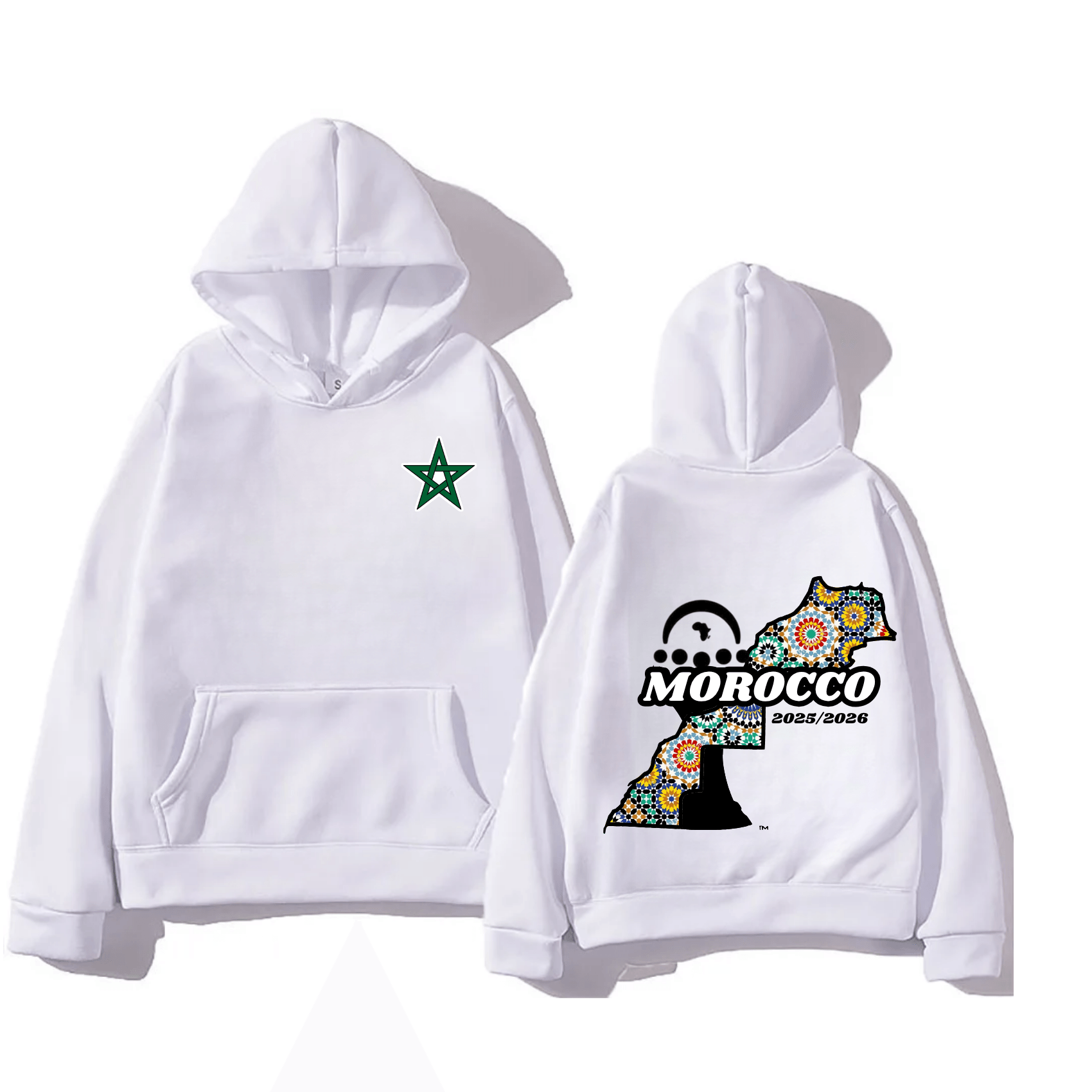 Morocco Hoodie – Africa Cup Of Nation Moroccan Vibes Hoodie
