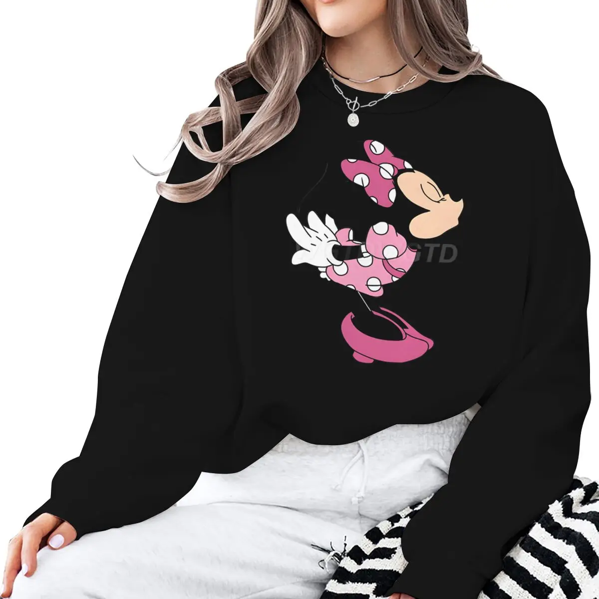 Mickey & Minnie Printed Hoodie Couple Gifts