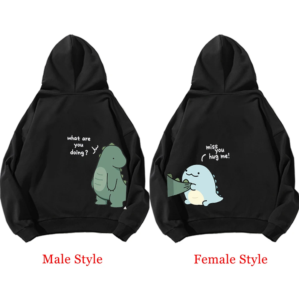 Cute Printed Cotton Hoodie – Matching Hoodie Couple Gifts