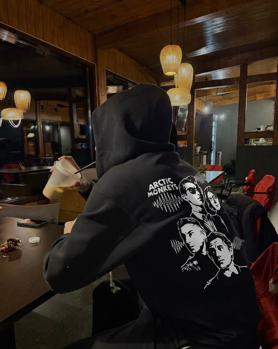 Arctic Monkeys Members Graphic Hoodie