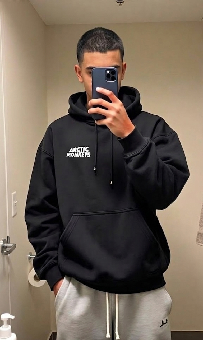 Arctic Monkeys Members Graphic Hoodie