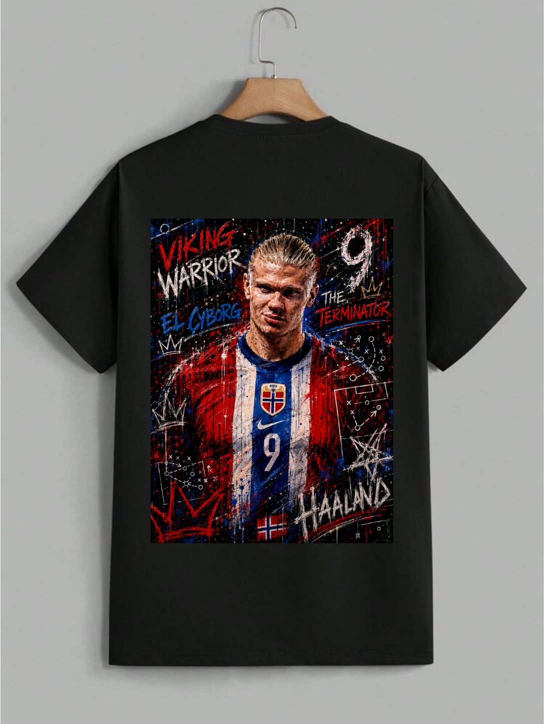 Haaland Viking Warrior Shirt