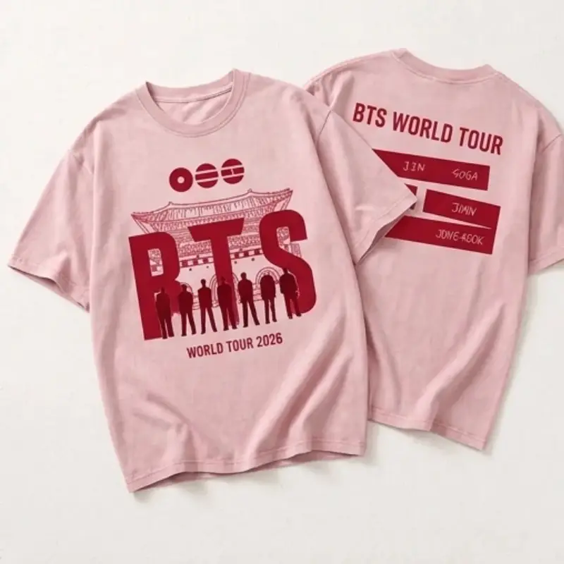 BTS World Tour 2026 Graphic T-Shirt