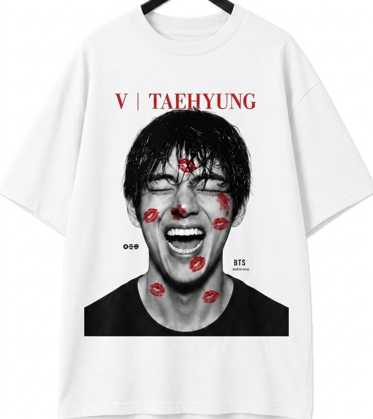 BTS Jungkook red lipstick kiss