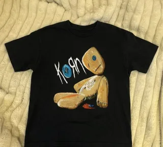 Customer wearing Korn t-shirt